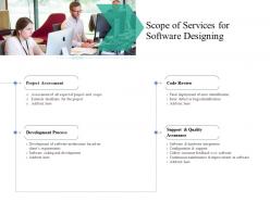 Scope of services for software designing ppt powerpoint presentation styles ideas