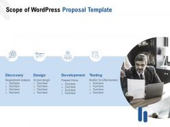 Scope Of WordPress Proposal Template Ppt Powerpoint Presentation Slides Introduction