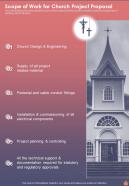 Scope Of Work For Church Project Proposal One Pager Sample Example Document