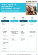 Scope Of Work For Organizational Development Services One Pager Sample Example Document