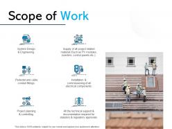 Scope of work ppt powerpoint presentation gallery slides