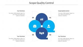 Scope quality control ppt powerpoint presentation model themes cpb