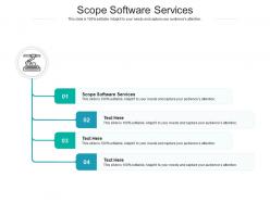 Scope software services ppt powerpoint presentation gallery template