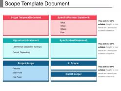 Scope template document powerpoint templates