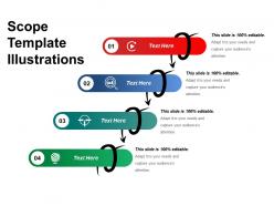 Scope template illustrations powerpoint slide design ideas