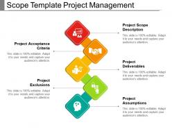 Scope Template Project Management Powerpoint Slide Template