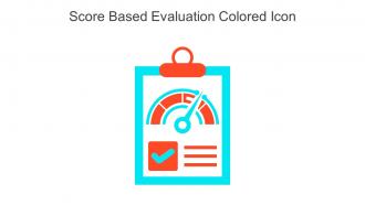 Score Based Evaluation Colored Icon In Powerpoint Pptx Png And Editable Eps Format