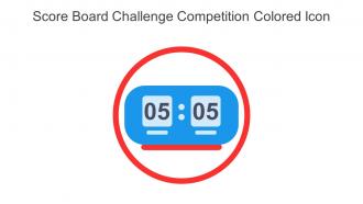 Score Board Challenge Competition Colored Icon In Powerpoint Pptx Png And Editable Eps Format