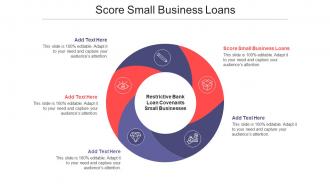Score Small Business Loans Ppt Powerpoint Presentation Portfolio Deck Cpb