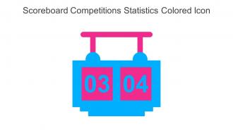 Scoreboard Competitions Statistics Colored Icon In Powerpoint Pptx Png And Editable Eps Format