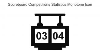 Scoreboard Competitions Statistics Monotone Icon In Powerpoint Pptx Png And Editable Eps Format