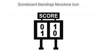 Scoreboard Standings Monotone Icon In Powerpoint Pptx Png And Editable Eps Format