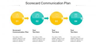 Scorecard communication plan ppt powerpoint presentation inspiration show cpb