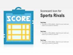 Scorecard icon for sports rivals