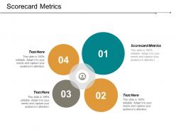 Scorecard metrics ppt powerpoint presentation file graphics design cpb