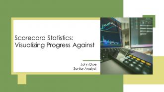 Scorecard Statistics Visualizing Progress Against PPT Outline AT