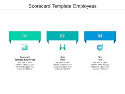 Scorecard template employees ppt powerpoint presentation diagram graph charts cpb