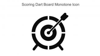 Scoring Dart Board Monotone Icon In Powerpoint Pptx Png And Editable Eps Format