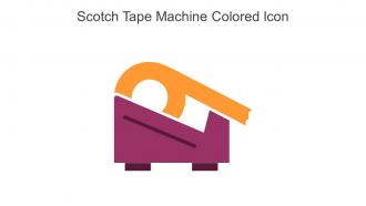 Scotch Tape Machine Colored Icon In Powerpoint Pptx Png And Editable Eps Format