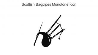 Scottish Bagpipes Monotone Icon In Powerpoint Pptx Png And Editable Eps Format