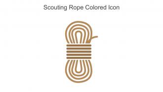 Scouting Rope Colored Icon In Powerpoint Pptx Png And Editable Eps Format