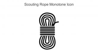 Scouting Rope Monotone Icon In Powerpoint Pptx Png And Editable Eps Format