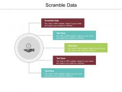 Scramble data ppt powerpoint presentation model demonstration cpb