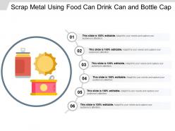 Scrap Metal Using Food Can Drink Can And Bottle Cap
