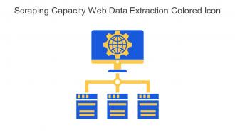 Scraping Capacity Web Data Extraction Colored Icon In Powerpoint Pptx Png And Editable Eps Format