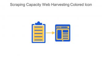 Scraping Capacity Web Harvesting Colored Icon In Powerpoint Pptx Png And Editable Eps Format