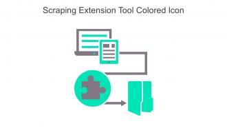 Scraping Extension Tool Colored Icon In Powerpoint Pptx Png And Editable Eps Format