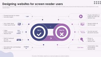 Screen Reader Designing Websites For Screen Reader Users