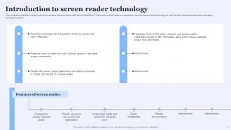 Screen Reader Friendly Website Development Powerpoint Ppt Template Bundles Interactive Images