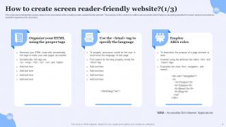 Screen Reader Friendly Website Development Powerpoint Ppt Template Bundles Multipurpose Images