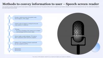 Screen Reader Friendly Website Methods To Convey Information To User Speech Screen Reader