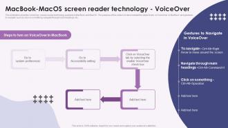 Screen Reader Macbook Macos Screen Reader Technology Voiceover