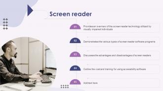Screen Reader Ppt Powerpoint Presentation File Graphics