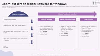 Screen Reader Zoomtext Screen Reader Software For Windows