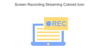 Screen Recording Streaming Colored Icon In Powerpoint Pptx Png And Editable Eps Format