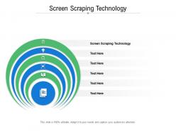 Screen scraping technology ppt powerpoint presentation outline mockup cpb