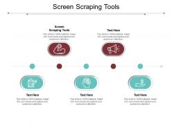 Screen scraping tools ppt powerpoint presentation summary professional cpb