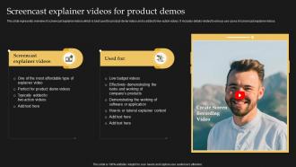 Screencast Explainer Videos For Product Demos Synthesia AI Text To Video AI SS V