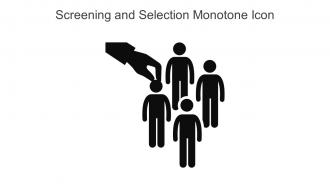 Screening And Selection Monotone Icon In Powerpoint Pptx Png And Editable Eps Format