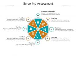 Screening assessment ppt powerpoint presentation portfolio images cpb