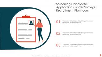 Screening Candidate Applications Under Strategic Recruitment Plan Icon