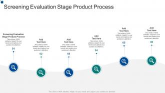 Screening Evaluation Stage Product Process In Powerpoint And Google Slides Cpb