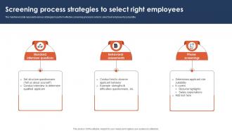 Screening Process Strategies To Select Right Employees