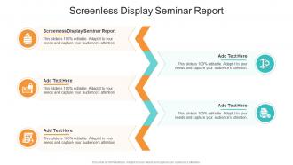 Screenless Display Seminar Report Ppt Powerpoint Cpp PPT Presentation