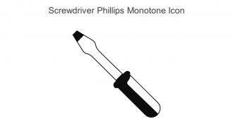 Screwdriver Phillips Monotone Icon In Powerpoint Pptx Png And Editable Eps Format