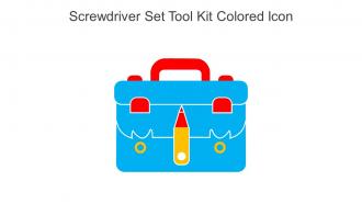 Screwdriver Set Tool Kit Colored Icon In Powerpoint Pptx Png And Editable Eps Format